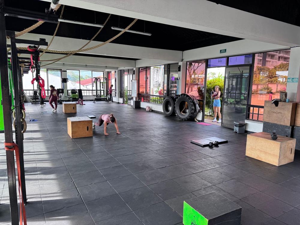 Vista general del salón de entrenamiento de NB Fitness
